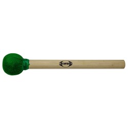 Mailloche de surdo bois 30cm (1°) - Verte